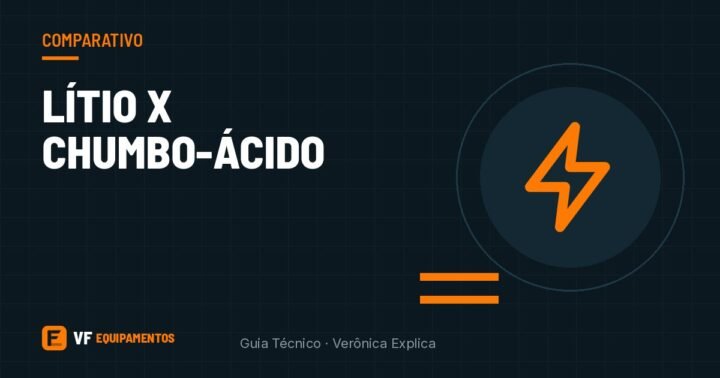 Bateria de lítio ou chumbo-ácido para empilhadeira: qual compensa?