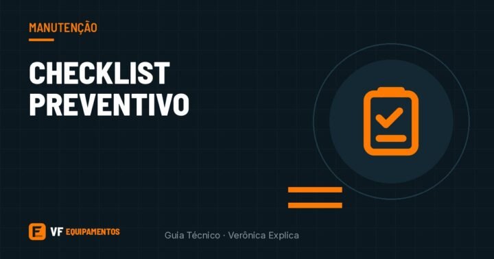 Checklist de manutenção preventiva de empilhadeira (diário, semanal e por horímetro)