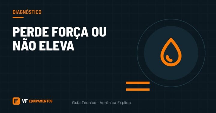 Empilhadeira perde força ou não eleva a carga: causas e o que fazer