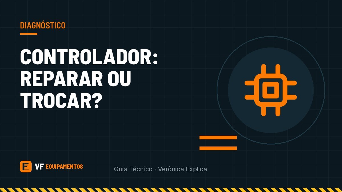 Controlador da empilhadeira com erro: reparar ou trocar?